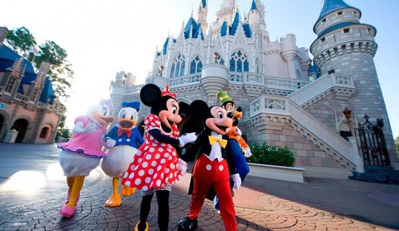 Personajes del Parque Disney Magic Kingdom en Orlando