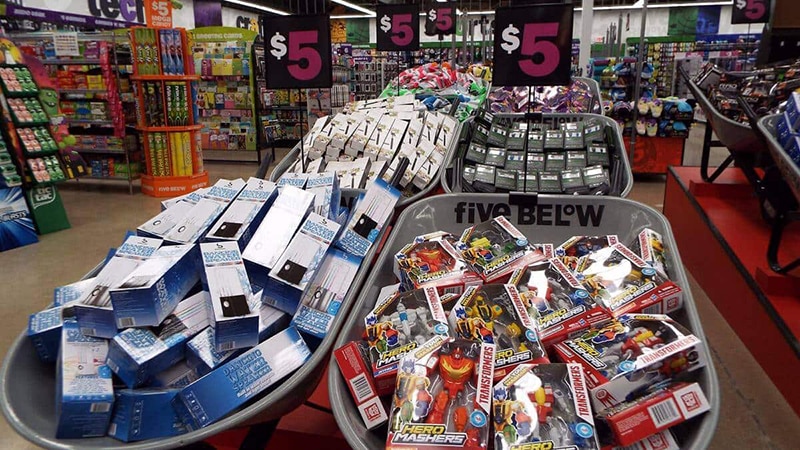 Tienda Five Below en Miami: todo a tan sólo 5 dólares