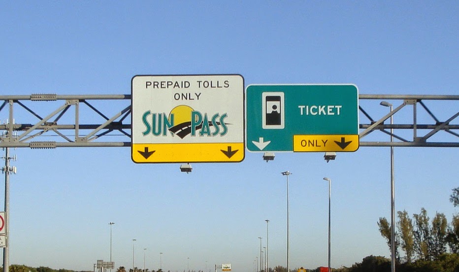 Peajes, Sunpass y las Express lanes en Miami y Orlando - Florida